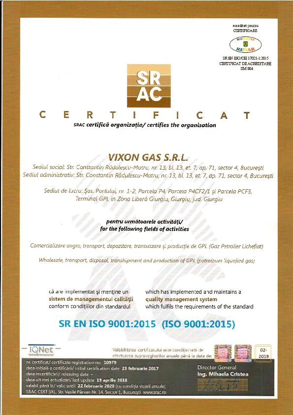 ISO 9001-2015 SRAC1